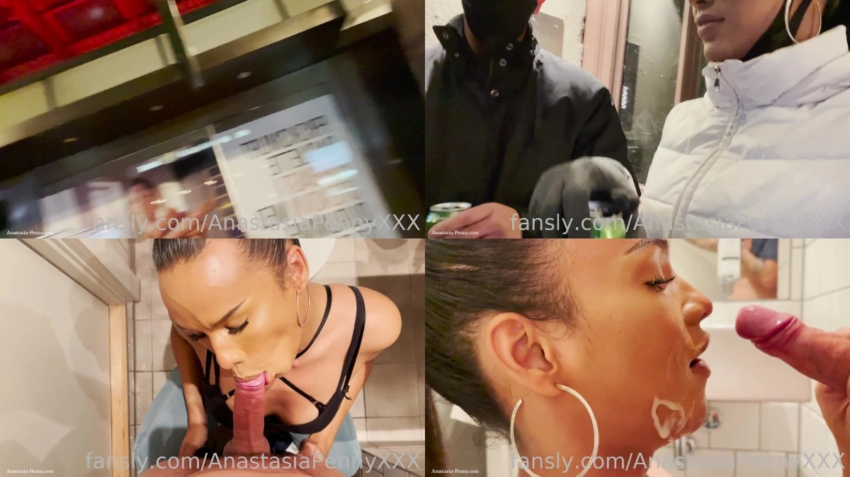 [Fansly] Anastasiapennyxxx - Badoo Date Painted My Face In A Public Toilet-new shemale porn videos