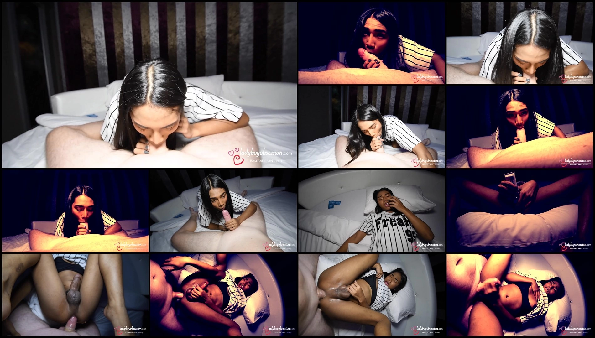 [LadyboyObsession] Mickey 1 Baseball Freak Grand Slam Frottage Cum