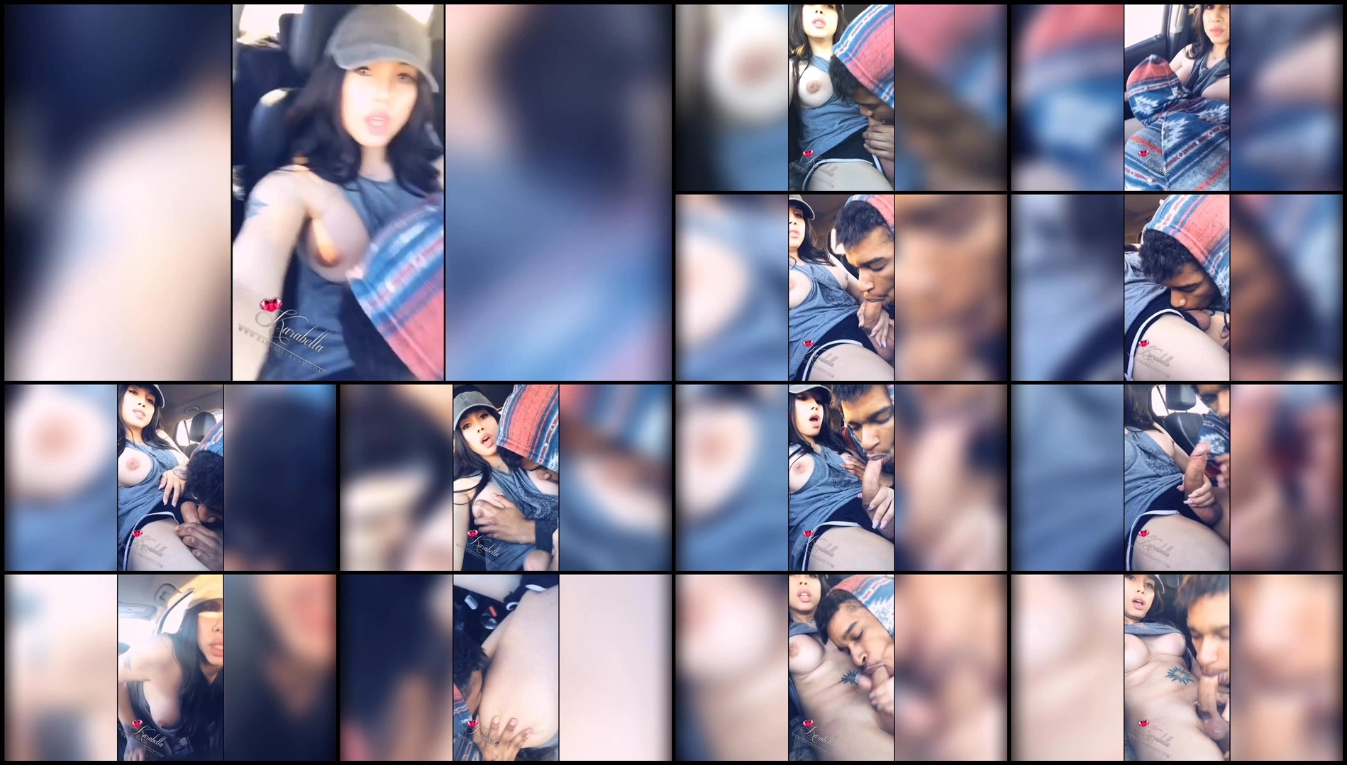 Karabella XXX - Sucked Off in the Drivers Seat